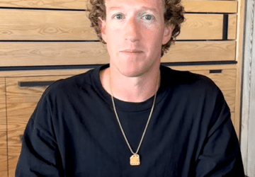 Sai moletom, entra corrente de ouro: Zuckerberg muda de visual antes de se alinhar a Trump