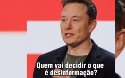 Quem decide o que é desinformação? O governo? Isso é loucura", diz Elon Musk